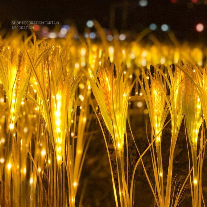 Duckkoko Faux Pampas Grass Decor Solar Lights Outdoor Tall Branches Dried Reed Artificial Plants - Image 2