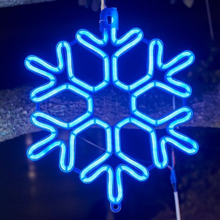 Duckkoko Big Christmas Snowflakes Lights Waterproof Battery Operated Snowflakes Christmas Decorations - Image 8