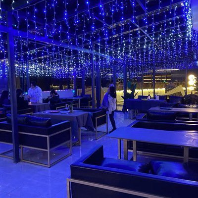 Duckkoko 400 LED Outdoor Curtain Lights String Lights Ceremony Birthday Christmas Balcony Roof Decorations - Image 6