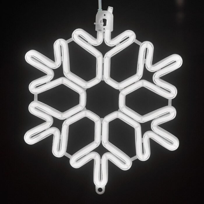 Duckkoko Big Christmas Snowflakes Lights Waterproof Battery Operated Snowflakes Christmas Decorations - Image 9