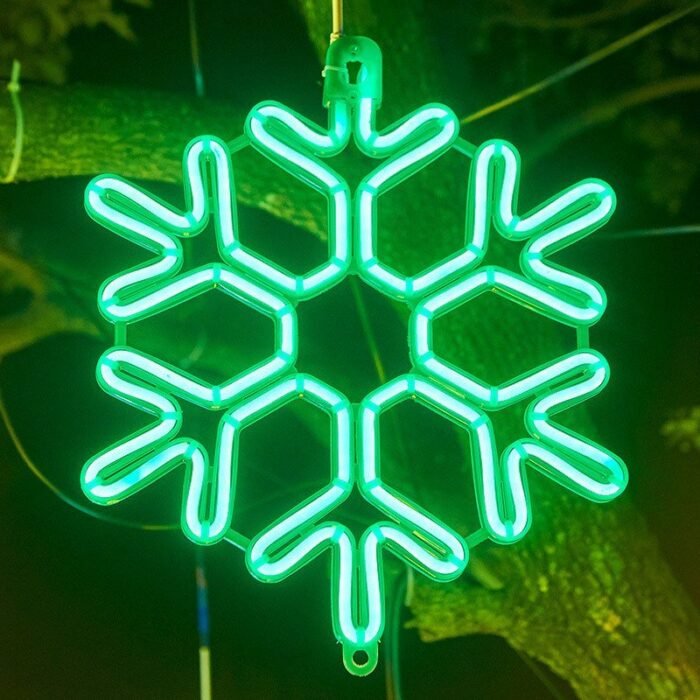 Duckkoko Big Christmas Snowflakes Lights Waterproof Battery Operated Snowflakes Christmas Decorations - Image 11
