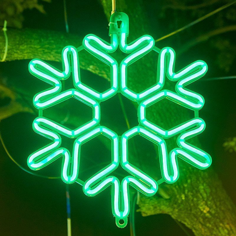 Duckkoko Big Christmas Snowflakes Lights Waterproof Battery Operated Snowflakes Christmas Decorations - Image 11